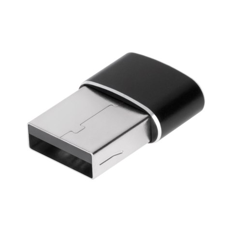 Adapter przejściówka USB - USB Typu C czarny Adapter przejściówka USB - USB Typu C czarny