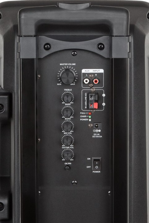 Aktywna kolumna głośnikowa (z 2 mikrofonami bezprzewodowymi UHF, SD, Bluetooth, FM, USB) 20 Watt Aktywna kolumna głośnikowa (z 2 mikrofonami bezprzewodowymi UHF, SD, Bluetooth, FM, USB) 20 Watt