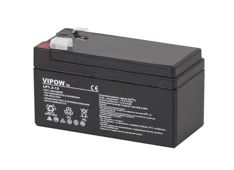 Akumulator żelowy VIPOW 12V 1.3Ah Akumulator żelowy VIPOW 12V 1.3Ah
