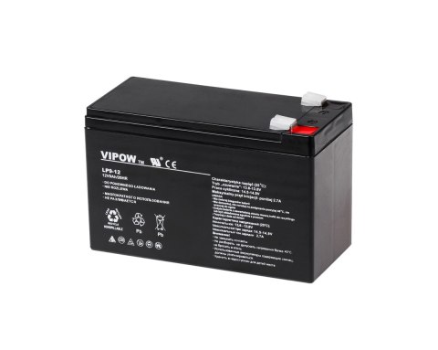 Akumulator żelowy VIPOW 12V 9Ah Akumulator żelowy VIPOW 12V 9Ah