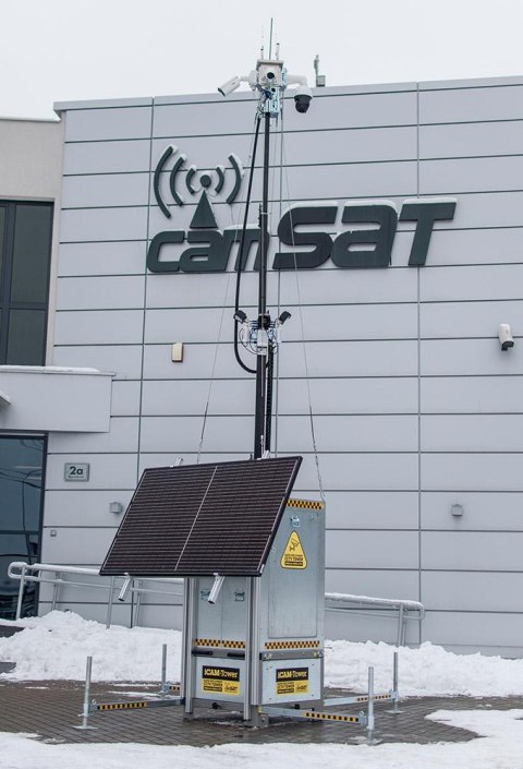 Mobilna wieża do zdalnego wideomonitoringu CCTV iCAM-TOWER AI 5MQ3 Mobilna wieża do zdalnego wideomonitoringu CCTV iCAM-TOWER AI 5MQ3