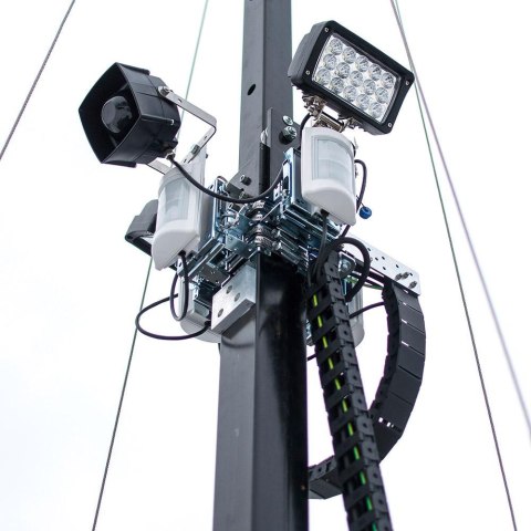 Mobilna wieża do zdalnego wideomonitoringu CCTV iCAM-TOWER AI 5MQ3 Mobilna wieża do zdalnego wideomonitoringu CCTV iCAM-TOWER AI 5MQ3