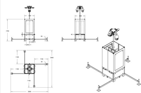 Mobilna wieża do zdalnego wideomonitoringu CCTV iCAM-TOWER AI 5MQ3 Mobilna wieża do zdalnego wideomonitoringu CCTV iCAM-TOWER AI 5MQ3