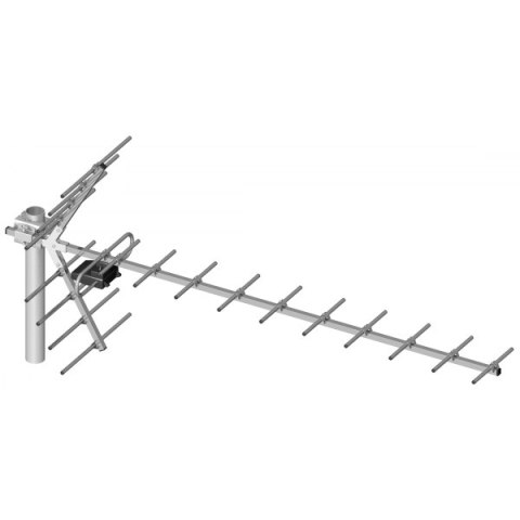 Antena TV kierunkowa 21-60 "Yaga" 19-elementów sym. zwykły Antena TV kierunkowa 21-60 "Yaga" 19-elementów sym. zwykły