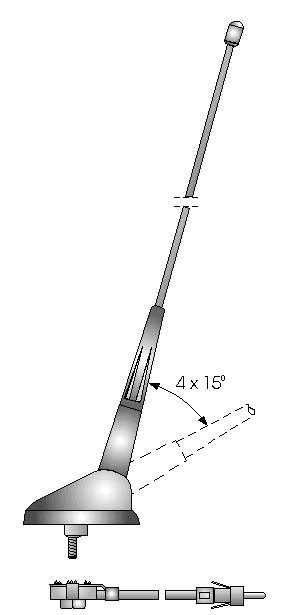 Antena samochodowa UNICON ASp-31.01 Antena samochodowa UNICON ASp-31.01