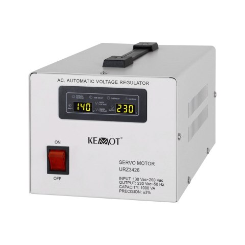 Automatyczny stabilizator napięcia KEMOT MSER-1000 (1000 VA, serwomotor) Automatyczny stabilizator napięcia KEMOT MSER-1000 (1000 VA, serwomotor)