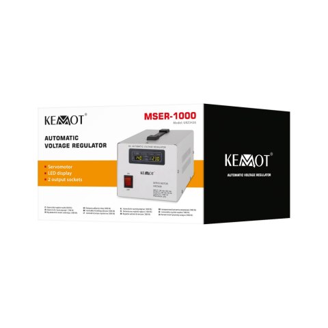 Automatyczny stabilizator napięcia KEMOT MSER-1000 (1000 VA, serwomotor) Automatyczny stabilizator napięcia KEMOT MSER-1000 (1000 VA, serwomotor)