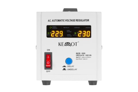 Automatyczny stabilizator napięcia KEMOT SER-500 Automatyczny stabilizator napięcia KEMOT SER-500