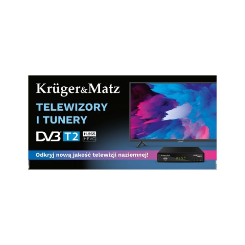 Baner Kruger&Matz - Telewizory i Tunery DVB-T2 (200 x 100 cm) Baner Kruger&Matz - Telewizory i Tunery DVB-T2 (200 x 100 cm)