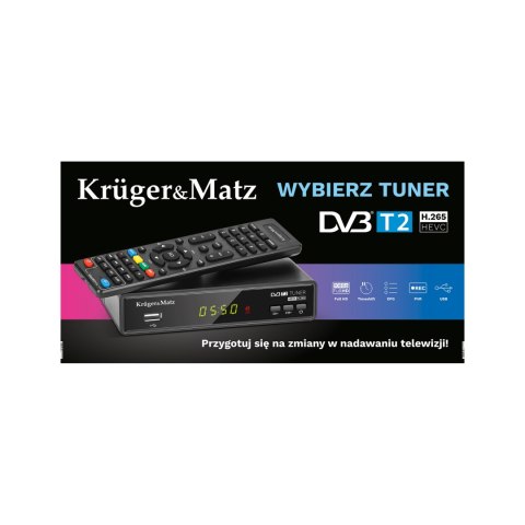 Baner Kruger&Matz - Tunery DVB-T2 (200 x 100 cm) Baner Kruger&Matz - Tunery DVB-T2 (200 x 100 cm)