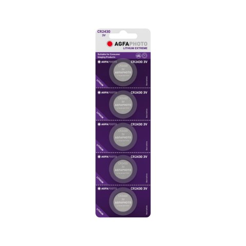 Bateria AgfaPhoto CR2430 5szt./blist. Bateria AgfaPhoto CR2430 5szt./blist.