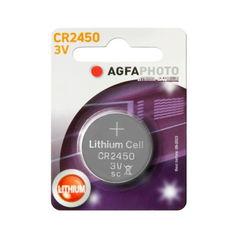 Bateria AgfaPhoto CR2450 1szt./blist. Bateria AgfaPhoto CR2450 1szt./blist.