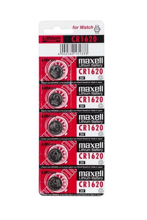 Bateria MAXELL CR1620 5szt./blist. Bateria MAXELL CR1620 5szt./blist.