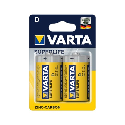 Bateria VARTA R20 SUPERLIFE 2szt./bl. Bateria VARTA R20 SUPERLIFE 2szt./bl.