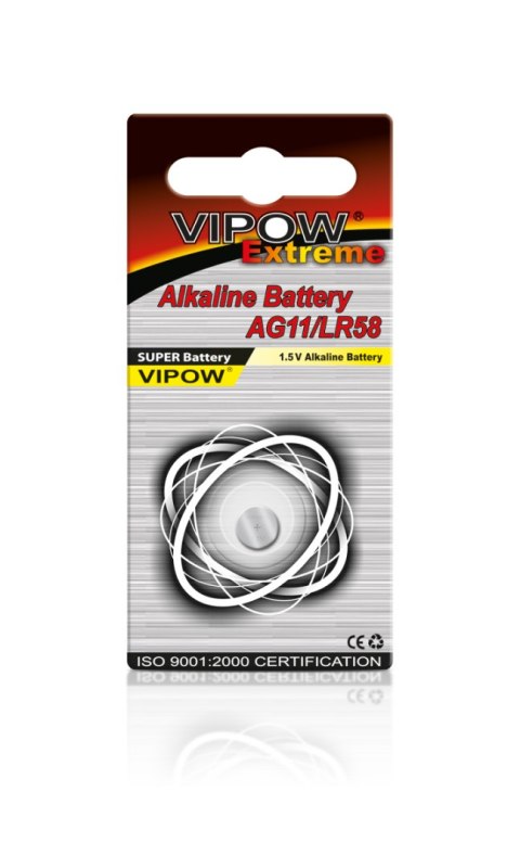 Bateria VIPOW EXTREME AG11 1szt/blist. Bateria VIPOW EXTREME AG11 1szt/blist.
