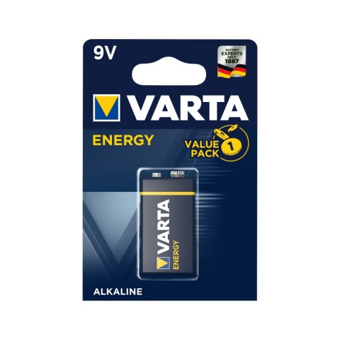 Bateria alkaliczna VARTA 9V ENERGY 1szt./bl. Bateria alkaliczna VARTA 9V ENERGY 1szt./bl.