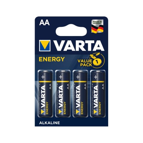 Bateria alkaliczna VARTA LR06 ENERGY 4szt./bl. Bateria alkaliczna VARTA LR06 ENERGY 4szt./bl.