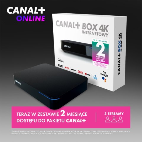 Canal+ BOX 4k z AndroidBox i pakietem TV Canal+ BOX 4k z AndroidBox i pakietem TV