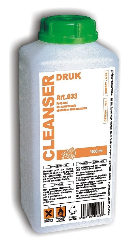 Cleanser Druk 1l. MICROCHIP ART.033 Cleanser Druk 1l. MICROCHIP ART.033
