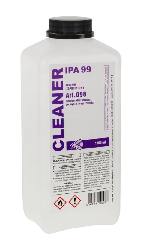 Cleanser IPA 99 1l. MICROCHIP ART.096 Cleanser IPA 99 1l. MICROCHIP ART.096