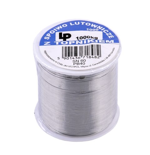 Cyna LP szpula 1mm/1000g Cyna LP szpula 1mm/1000g