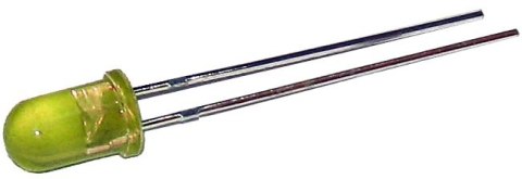 Dioda świecąca LED 5 mm żółta Dioda świecąca LED 5 mm żółta