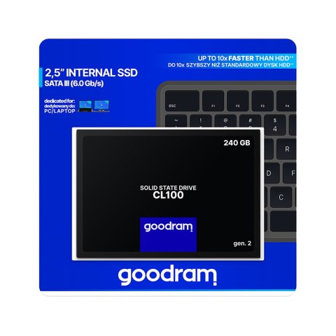Dysk SSD Goodram 240 GB CL100 Dysk SSD Goodram 240 GB CL100