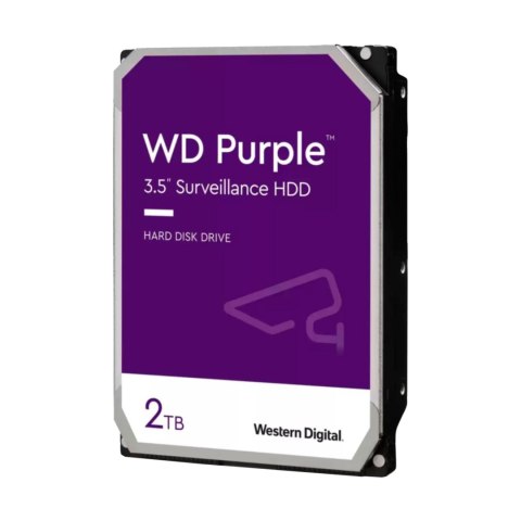 Dysk do monitoringu WesternDigital PURPLE 2TB WD23PURZ 64MB Dysk do monitoringu WesternDigital PURPLE 2TB WD23PURZ 64MB