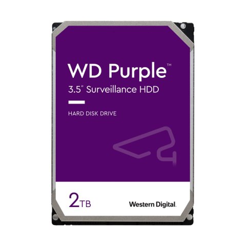 Dysk do monitoringu WesternDigital PURPLE 2TB WD23PURZ 64MB Dysk do monitoringu WesternDigital PURPLE 2TB WD23PURZ 64MB