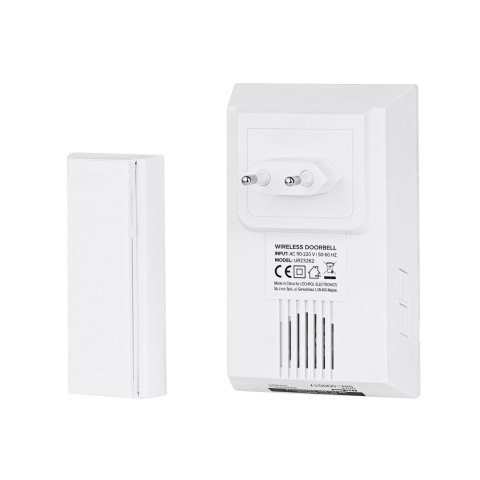 Dzwonek bezprzewodowy do drzwi (z wtyczką na 230V)- 48 melodii Dzwonek bezprzewodowy do drzwi (z wtyczką na 230V)- 48 melodii