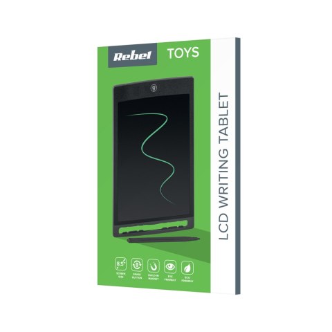 Elektroniczny notatnik, tablet graficzny do rysowania 8,5" multikolor Rebel Elektroniczny notatnik, tablet graficzny do rysowania 8,5" multikolor Rebel