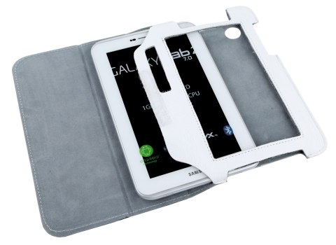 Etui białe dedykowane do Samsung Galaxy Tab P3100 (skóra naturalna) Etui białe dedykowane do Samsung Galaxy Tab P3100 (skóra naturalna)