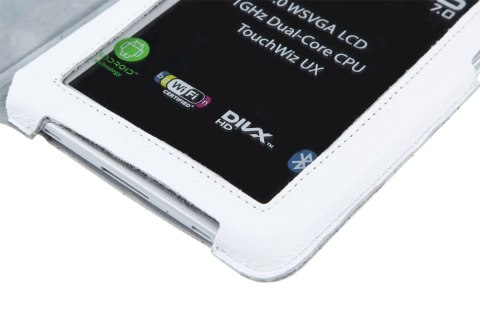 Etui białe dedykowane do Samsung Galaxy Tab P3100 (skóra naturalna) Etui białe dedykowane do Samsung Galaxy Tab P3100 (skóra naturalna)