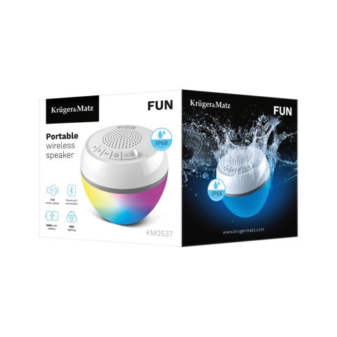 Głośnik Bluetooth Kruger&Matz FUN Głośnik Bluetooth Kruger&Matz FUN