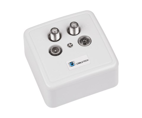Gniazdo abonenckie RTV-SAT x 2 Cabletech Gniazdo abonenckie RTV-SAT x 2 Cabletech