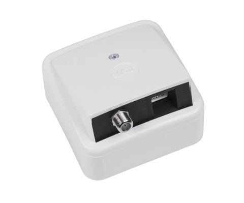 Gniazdo abonenckie SAT GN.F+GN.RJ45 Gniazdo abonenckie SAT GN.F+GN.RJ45
