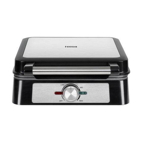 Gofrownica TEESA , 4 gofry, 1600W, inox , regulacja mocy Gofrownica TEESA , 4 gofry, 1600W, inox , regulacja mocy
