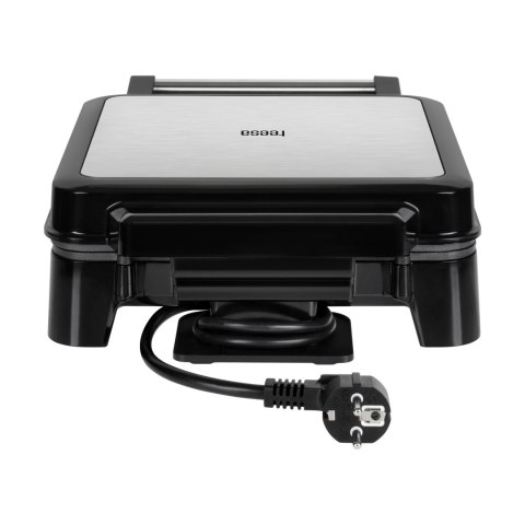 Gofrownica TEESA , 4 gofry, 1600W, inox , regulacja mocy Gofrownica TEESA , 4 gofry, 1600W, inox , regulacja mocy