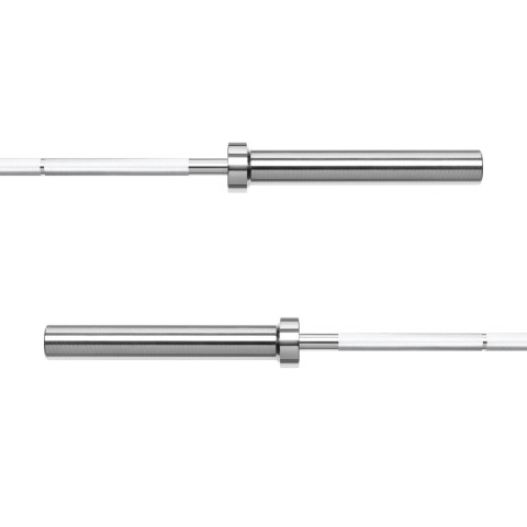 Gryf olimpijski prosty 50 mm z łożyskami, sztanga olimpijska z łożyskami 180cm 15kg REBEL ACTIVE Gryf olimpijski prosty 50 mm z łożyskami, sztanga olimpijska z łożyskami 180cm 15kg REBEL ACTIVE
