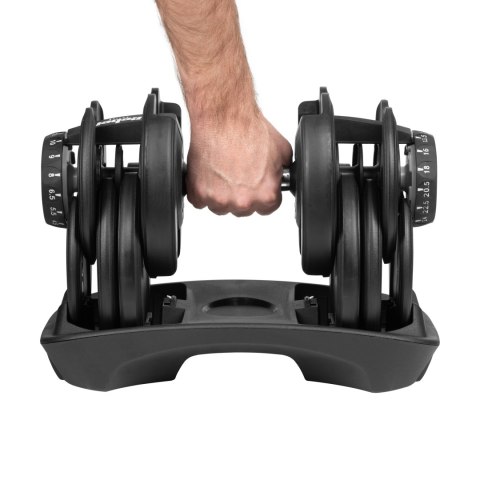 Hantel żeliwny regulowany automat 24 kg REBEL ACTIVE Hantel żeliwny regulowany automat 24 kg REBEL ACTIVE