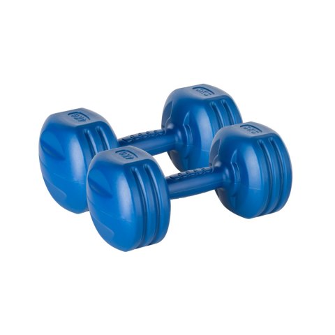 Hantelki bitumiczne 2x4kg, REBEL ACTIVE Hantelki bitumiczne 2x4kg, REBEL ACTIVE