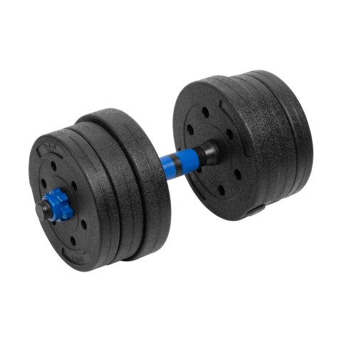 Hantle bitumiczne regulowane z łącznikiem 2x10kg REBEL ACTIVE Hantle bitumiczne regulowane z łącznikiem 2x10kg REBEL ACTIVE