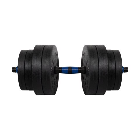 Hantle bitumiczne regulowane z łącznikiem 2x20kg, REBEL ACTIVE Hantle bitumiczne regulowane z łącznikiem 2x20kg, REBEL ACTIVE