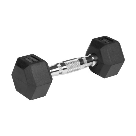 Hantle żeliwne gumowane HEX 2x3 kg REBEL ACTIVE Hantle żeliwne gumowane HEX 2x3 kg REBEL ACTIVE