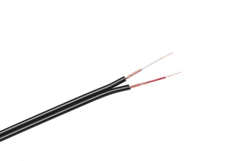 Kabel 2 x RCA-3mm czarny Kabel 2 x RCA-3mm czarny