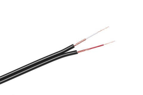 Kabel 2 x RCA-4mm czarny Kabel 2 x RCA-4mm czarny