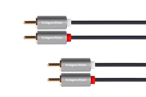 Kabel 2RCA-2RCA 1m Kruger&Matz Basic Kabel 2RCA-2RCA 1m Kruger&Matz Basic