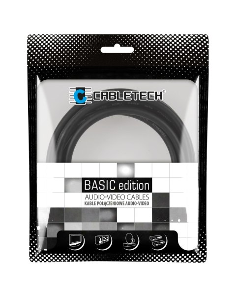 Kabel 3.5 wtyk stereo 3.5 wtyk stereo 1.0m Cabletech Basic Edition Kabel 3.5 wtyk stereo 3.5 wtyk stereo 1.0m Cabletech Basic Edition