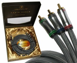 Kabel 3RCA-3RCA Component 1.8m Cabletech Gold Edition