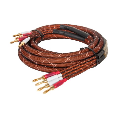 Kabel głośnikowy 5.0 m Kruger&Matz (wtyki banan) Kabel głośnikowy 5.0 m Kruger&Matz (wtyki banan)